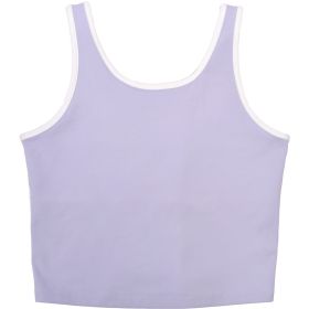 Ebb & Flow Girls' Contrast Scoop Tank