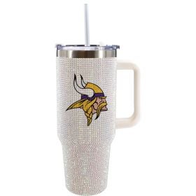 The Memory Co Minnesota Vikings Bling Travel Mug