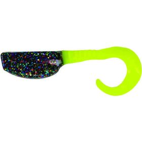 Crappie Magnet Slab Curly Mardi Gras Soft Bait 12-Pack