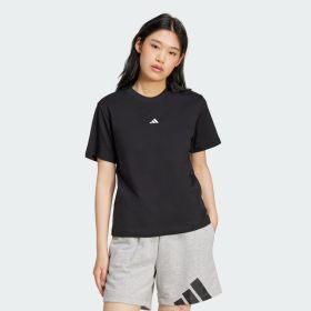 adidas Women's Essentials Small Logo Cotton Tee