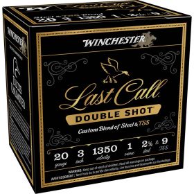 Winchester 20 Gauge Last Call Double Shot 3" 1 oz Waterfowl Shotshells