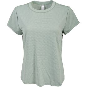 Rbx Women's Jacquard Mesh Short Sleeve Tee